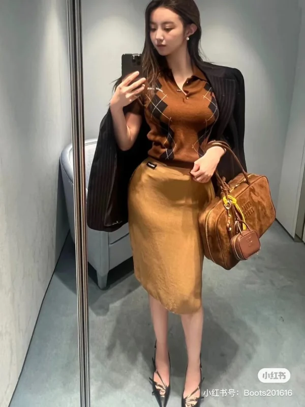MiuMiu 麂皮Beau手袋包包-5BB117：圖片 3