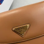 Prada Soft 1BD365 小號黑色皮革單肩包：圖片 6