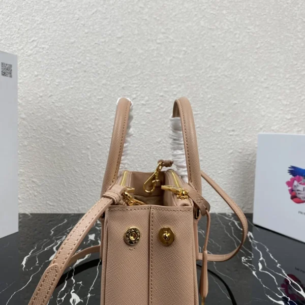 Prada Galleria 1BA906 小號粉色皮革手提包：圖片 9