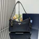 Prada Re-Nylon 1BC232 中號黑色單肩包：圖片 2