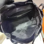 Prada Re-Nylon 1BZ677 中號黑色尼龍背囊：圖片 9