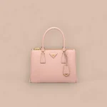 Prada Galleria 1BA863 中號粉色皮革手提包