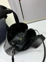 Prada Symbole 1BG547 中號黑色皮革托特包：圖片 9