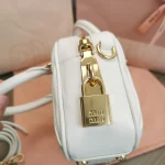 MiuMiu Arcadiematelassé納帕皮革手袋包包-5BB123：圖片 8