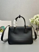Prada Galleria 1BA863 中號黑色皮革單肩包：圖片 3