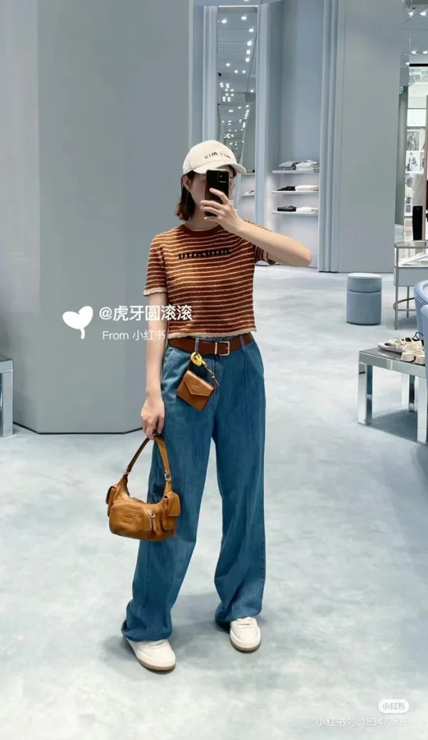 MiuMiu 納帕皮革Pocket手袋包包-5BC146：圖片 3