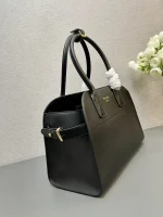 Prada Galleria 1BG538 中號黑色皮革托特包：圖片 6