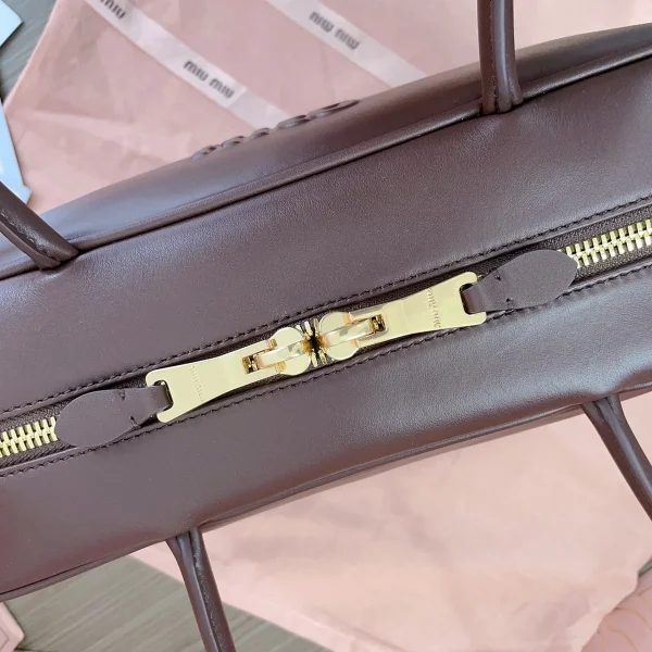 MiuMiu 皮革Beau手袋包包-5BB117：圖片 7