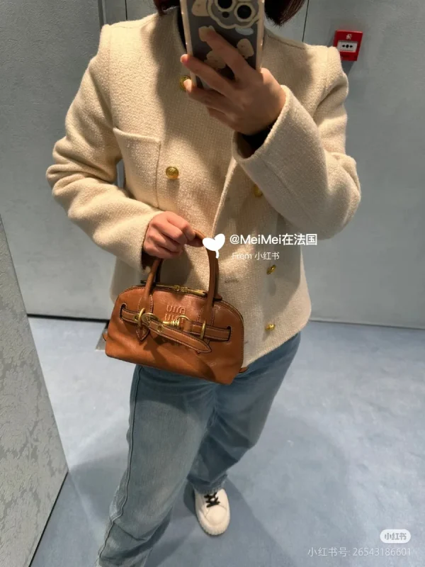 MiuMiu Aveuremininappaleatherbag-5BP090：圖片 5