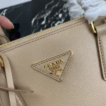 Prada Galleria 1BA863 中號粉色皮革手提包：圖片 5