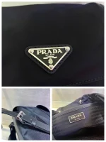 Prada Re-Nylon 1BZ677 中號黑色尼龍背囊：圖片 10