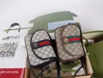 GUCCI Ophidia迷你藍米帆布斜背包-772239：圖片 10