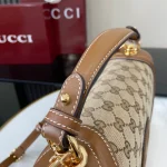 GUCCI Blondie中號黑色皮革手挽包-815716：圖片 8