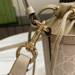 GUCCI Ophidia米棕皮革水桶包-760199：圖片 8