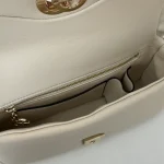GUCCI GG Milano迷你鮮綠蓬鬆皮革手挽包-806017：圖片 10