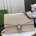 GUCCI Dionysus大號灰漆皮肩揹包-795003：圖片 2