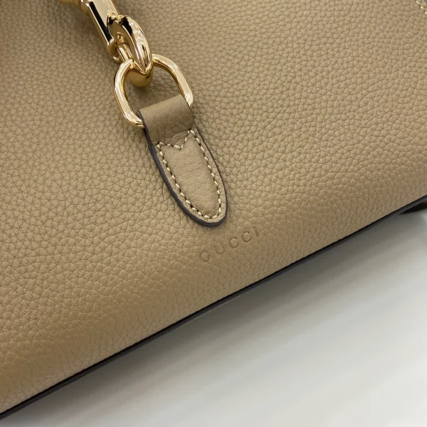 GUCCI Rosso Ancora小號紅色皮革手提包-795349：圖片 7