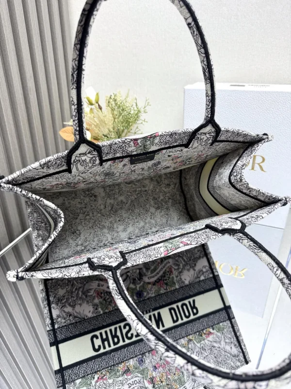 Dior Book 奶白色托特包中號MM-M1296：圖片 10