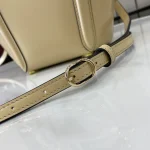 GUCCI Bamboo竹製米白皮革手提包-805832：圖片 12