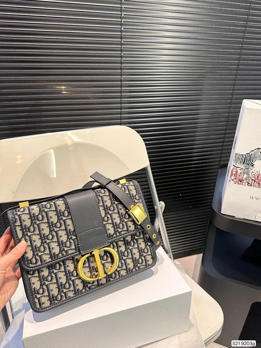 Dior 30 Montaigne 藍色單肩包中號MM-M9203 5 Dior 30 Montaigne 藍色單肩包中號MM-M9203