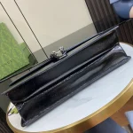 GUCCI Dionysus大號黑色漆皮肩揹包-795003：圖片 5