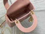 Dior Lady mini 胭脂羊皮斜挎包mini-M0505：圖片 9
