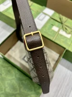 GUCCI Love Parade藍米帆布斜揹包-598125：圖片 8