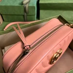 GUCCI GG Marmont小號黑色紋斜揹包-447632：圖片 7