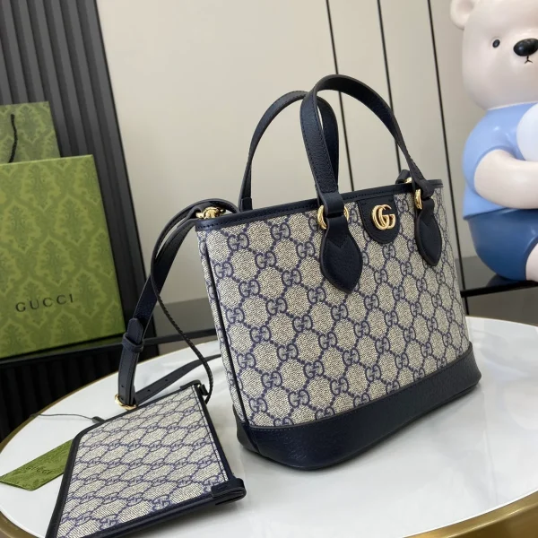 GUCCI Ophidia米棕皮革手挽包-811716：圖片 3