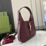 GUCCI Jackie 1961小號紅色皮革肩揹包-810232：圖片 3