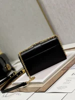 Dior 30 Montaigne 黑色單肩包小號PM-M9334：圖片 7