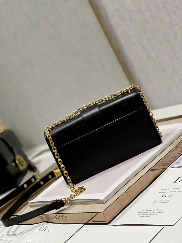 Dior 30 Montaigne 黑色單肩包小號PM-M9334：圖片 7