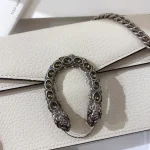 GUCCI Dionysus迷你米白帆布斜揹包-476432：圖片 4
