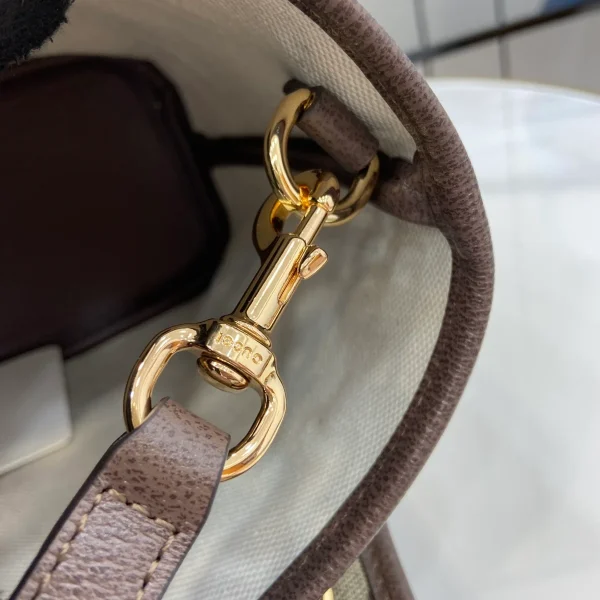 GUCCI Ophidia藍米帆布手挽包-811716：圖片 8