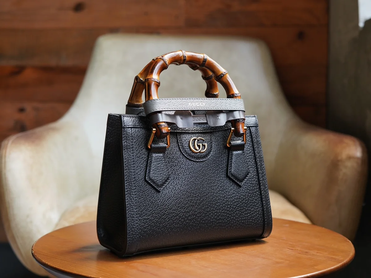 GUCCI Diana迷你棕色皮革手提包-702732 4 GUCCI Diana迷你棕色皮革手提包-702732