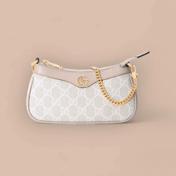 GUCCI Ophidia米棕帆布斜挎包-764960