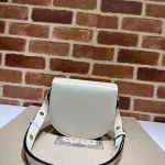 GUCCI Horsebit 1955迷你黑色皮革肩揹包-760191：圖片 4