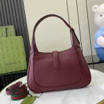 GUCCI Jackie 1961小號象牙皮革肩揹包-810232：圖片 4