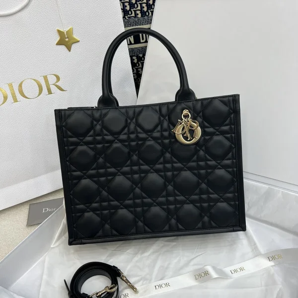 Dior Book 黑色托特包中號MM-M1324：圖片 3