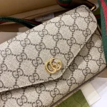 GUCCI Ophidia米燕帆布斜挎包-764961：圖片 4