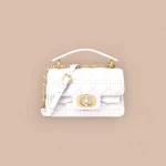 Dior Jolie 奶白小牛皮單肩包小號PM-M9271