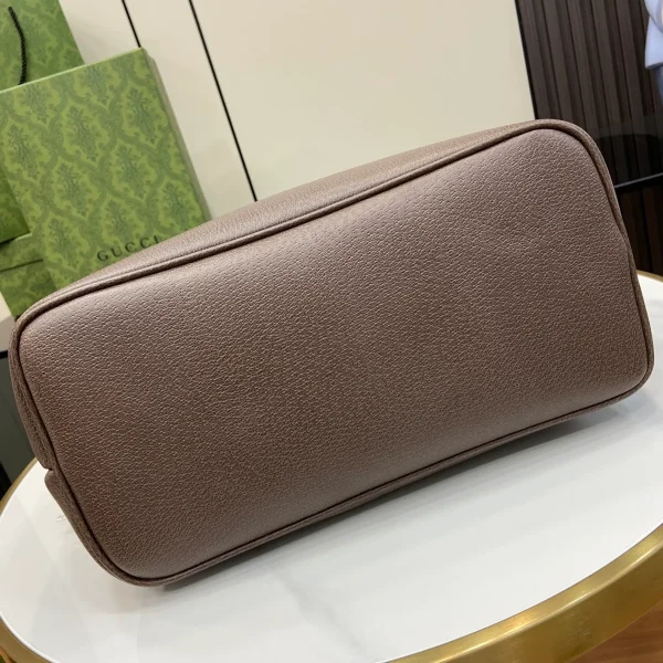 GUCCI Ophidia中號米棕帆布肩揹包-781392：圖片 5