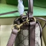 GUCCI Ophidia迷你米白帆布水桶包-760199：圖片 8