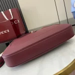GUCCI Jackie大紅色皮革肩揹包-813650：圖片 5