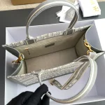 Dior Book 灰色托特包中號MM-M1324：圖片 6