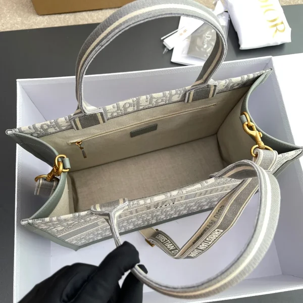 Dior Book 灰色托特包中號MM-M1324：圖片 6