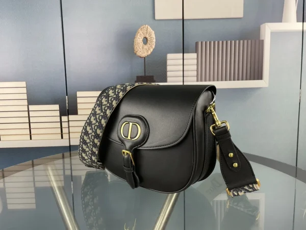 Dior Bobby 黑色小牛皮斜挎包大號GM-M9320：圖片 3