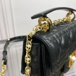 Dior Jolie mini 黑色小牛皮斜挎包-M9272：圖片 4