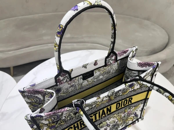 Dior Book 奶白托特包中號MM-M1296：圖片 9