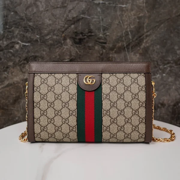 GUCCI Gucci Love Parade米白帆布肩揹包-503877：圖片 2